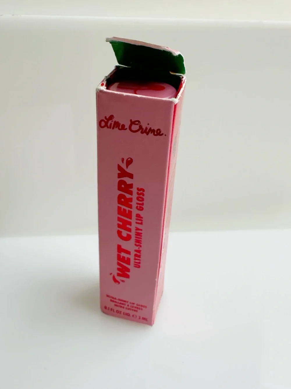 Lime Crime Wet Cherry Lip Gloss Cherry Slime Full Size Discontinued NIB